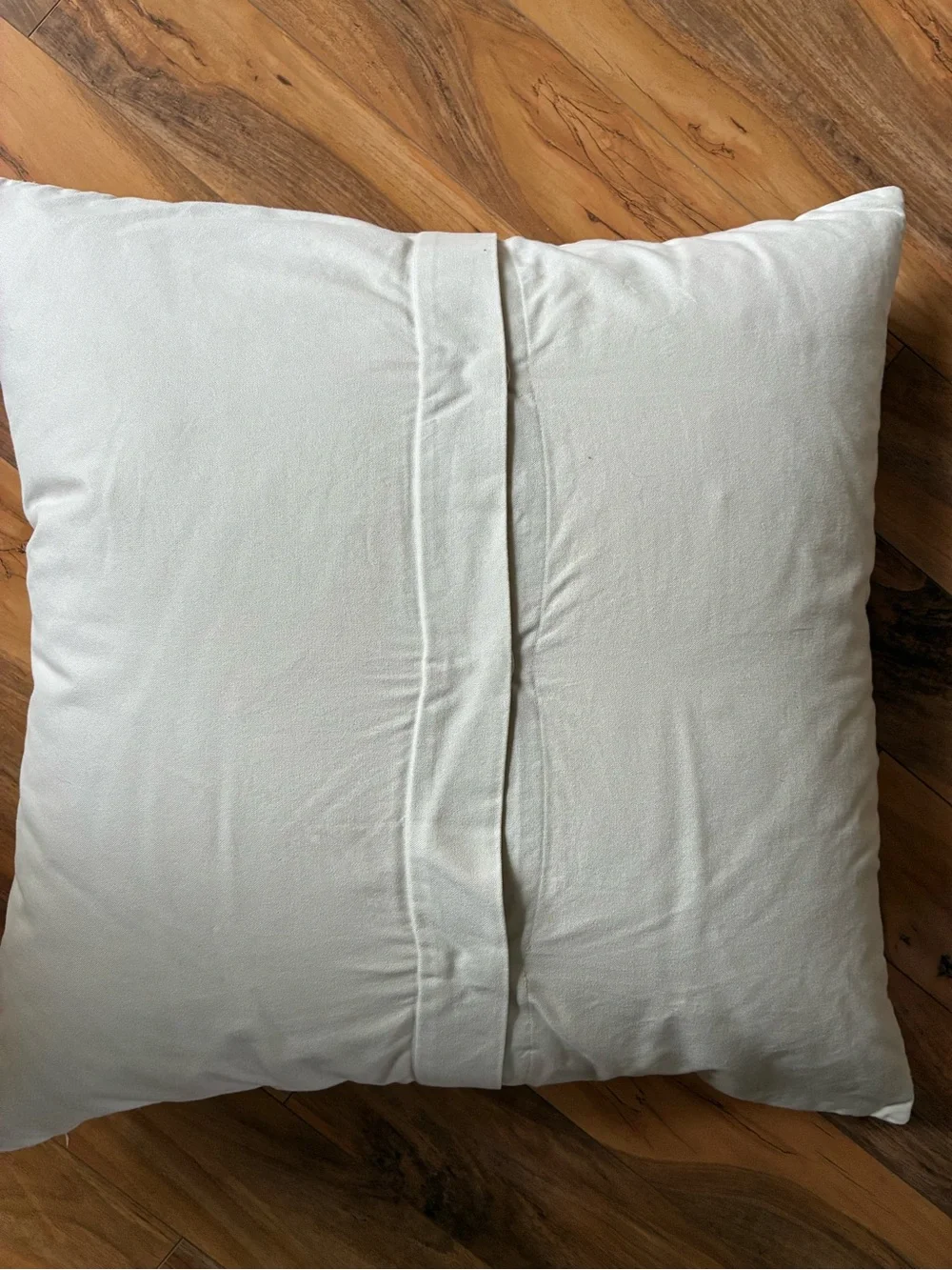 Pottery Barn Embroidered 26” square pillow including insert; EUC